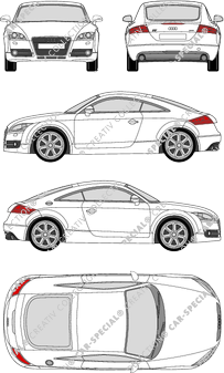 Audi TT, Coupé, 3 Doors (2006)