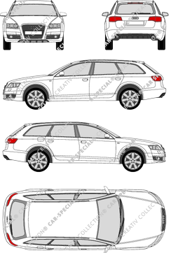 Audi A6 station wagon, 2006–2011 (Audi_050)