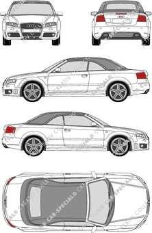 Audi RS4, Cabriolet, 2 Doors (2006)