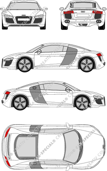 Audi R8 Coupé, 2006–2015 (Audi_053)