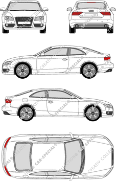 Audi A5, Coupé, 2 Doors (2007)