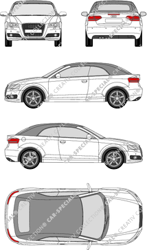 Audi A3 Convertible, 2008–2013 (Audi_059)