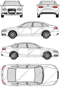 Audi A6 Limousine, 2009–2011 (Audi_064)