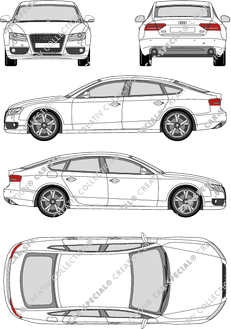 Audi A5 Sportback Kombi, 2009–2017 (Audi_071)