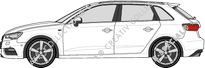 Audi A3 Sportback, 2012–2016
