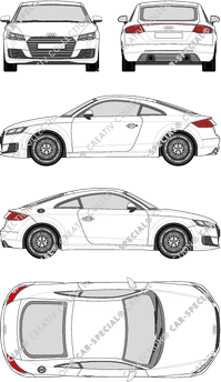 Audi TT Coupé, 2014–2023 (Audi_091)