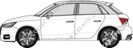 Audi A1 Sportback, 2015–2018