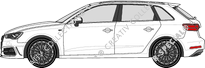 Audi A3 Sportback, 2014–2016