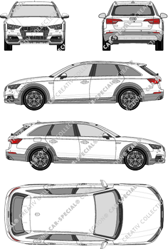 Audi A4 Allroad Quattro, break, 5 Doors (2016)