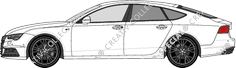 Audi A7 Sportback Station wagon, 2016–2018