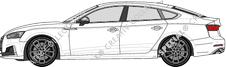 Audi S5 Sportback Hayon, actuel (depuis 2017)
