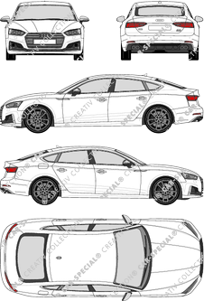 Audi S5 Sportback, attuale (a partire da 2017) (Audi_113)
