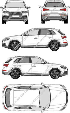 Audi Q5, combi, 5 Doors (2017)