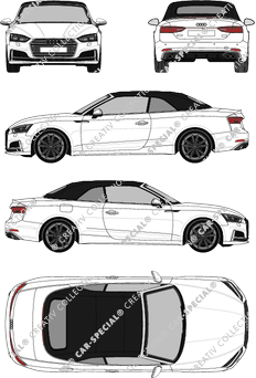 Audi S5, cabriolet, 2 Doors (2017)