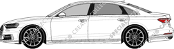Audi A8 berlina, 2018–2021