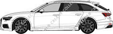 Audi A6 Avant station wagon, attuale (a partire da 2018)