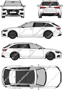 Audi A6 Avant, attuale (a partire da 2018) (Audi_126)