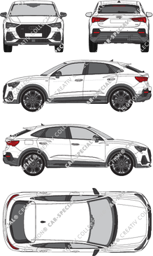 Audi Q3 Sportback station wagon, attuale (a partire da 2019) (Audi_134)