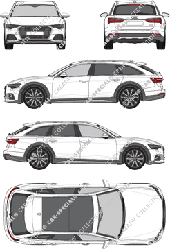 Audi A6 Allroad Quattro, Station wagon, 5 Doors (2019)