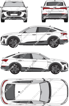 Audi e-tron Sportback Kombilimousine, aktuell (seit 2020) (Audi_137)