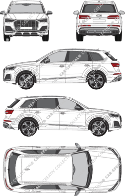 Audi Q7 SQ7, Station wagon, 5 Doors (2020)