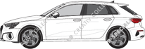 Audi A3 Sportback Kombi, aktuell (seit 2020)