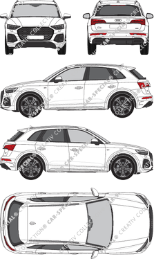 Audi Q5 S line, combi, 5 Doors (2020)