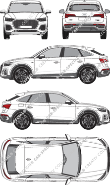 Audi Q5 Sportback S line, Sportback, 5 Doors (2021)