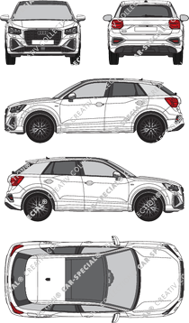 Audi Q2 S line, break, 5 Doors (2021)