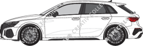 Audi RS3 Sportback station wagon, attuale (a partire da 2021)
