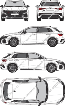 Audi RS3 Sportback, actueel (sinds 2021) (Audi_157)