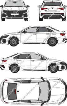 Audi RS3 Limousine, current (since 2021) (Audi_158)
