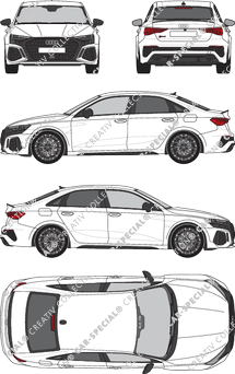 Audi RS3 Limousine, actuel (depuis 2021) (Audi_158)