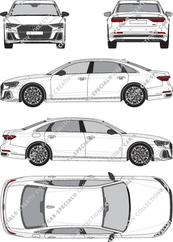 Audi A8 Limousine, current (since 2021) (Audi_160)