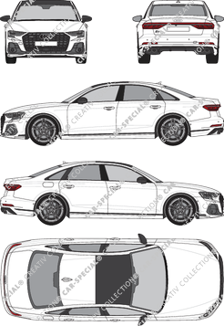 Audi S8 Limousine, current (since 2021) (Audi_161)