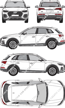 Audi Q5, Station wagon, 5 Doors (2020)