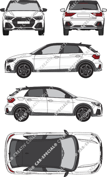 Audi A1 Allstreet, Hatchback, 5 Doors (2022)