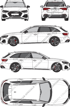 Audi RS4 Avant, attuale (a partire da 2020) (Audi_165)