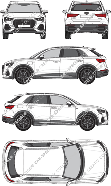 Audi Q3 TFSI e, station wagon, 5 Doors (2021)