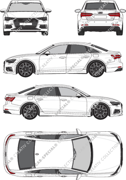 Audi A6 Limousine, actuel (depuis 2021) (Audi_169)