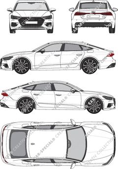 Audi A7 Sportback TFSI e, Sportback, 5 Doors (2021)