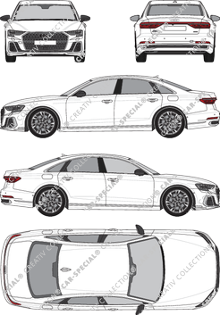 Audi A8 Limousine, current (since 2021) (Audi_172)