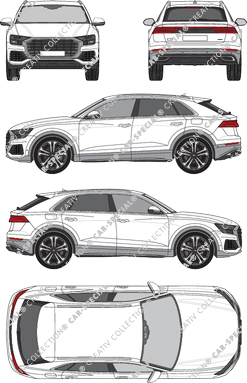 Audi Q8 TFSI e, Hayon, 5 Doors (2020)