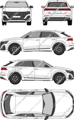 Audi Q8 S-Line, Hatchback, 5 Doors (2023)