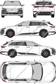Audi A6 e-tron Avant, 2024–2025 (Audi_184)