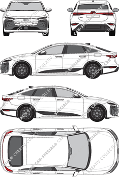 Audi A6 e-tron Sportback, actueel (sinds 2024) (Audi_185)