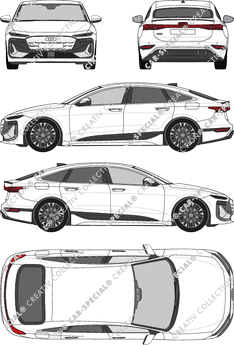 Audi S6 e-tron Sportback, current (since 2024) (Audi_187)
