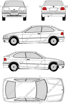 BMW 3er Compact, Compact, 3 Doors (1994)