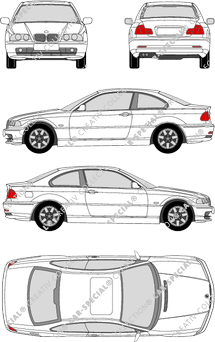 BMW 3er, E 46, Coupé, 2 Doors (1999)