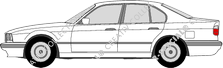 BMW 5er limusina, desde 1989